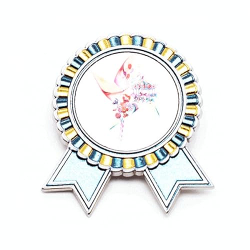 Pin's sucette carrousel résistant en métal aquarelle taille M