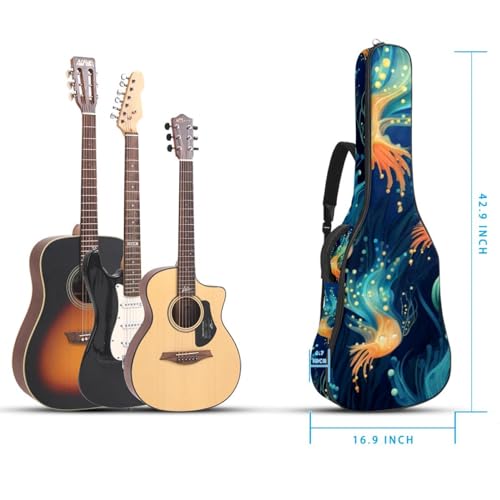 JRHEJTFZ Housse pour guitare acoustique de 1,9 cm d’épaisseur – Imperméable – Durable et élégant – Motif limace de mer, Multicolore 5., 42.9×16.9×4.7 in, Motif imprimé tendance - Les Beatles, Paul McCartney, John Lennon, RIngo Starr, George Harrison JRHEJTFZ Housse pour guitare acoustique de 1,9 cm d'épaisseur - Imperméable - Durable et élégant - Motif limace de mer, Multicolore 5., 42.9x16.9x4.7 in, Motif imprimé tendance – Image 6