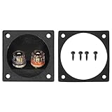 Le terminal de boîtier de haut-parleur est adapté pour les projets de haut-parleurs de bricolage à la maison, dans les hôtels, les halls, les studios d'enregistrement, les studios ou d'autres endroits où vous souhaitez installer des haut-parleurs. Le caisson de basses est adapté pour les amateurs audio à la maison et de la voiture qui veulent personnaliser le système audio pour ajuster les effets audio. La coupelle du terminal de haut-parleur peut apporter aux utilisateurs une meilleure expérience audio.