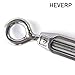 HEVERP 8PCS Stainless Steel M4 Hook and Eye Turnbuckle, Shade Sail Hardware, Light Duty Wire Rope Tension,Antirust,O to C Turnbuckles