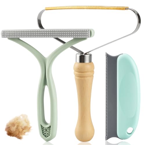 Pet Hair Removal Tool 3-Pack Green