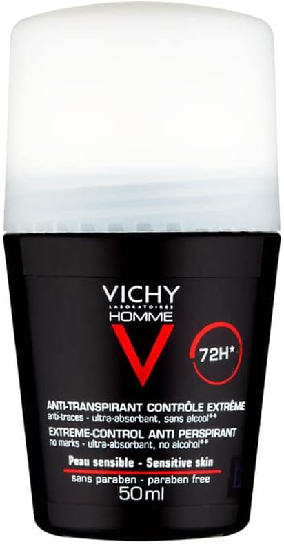 Vichy Erkekler İçin 72 Saat Terleme Karşıtı Etkili Roll-On 50 ml