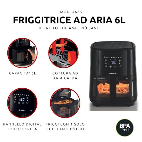 Ariete 462600 Unique 6 Autonome Friteuse d'air chaud Neuf - vue 6