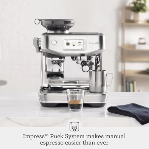Breville Barista Touch Impress Espresso Machine BES881BTR, Black Truffle