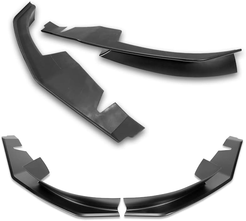 Miniatura 4 de EPARTS - Juego de 2 piezas de plástico ABS para parachoques delantero estilo MS, protección compatible con Mazda RX-8 2004, 2005, 2006, 2007, 2008