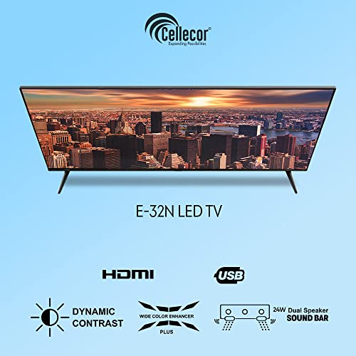 Image of CELLECOR 60 cm (24 inch) HD Ready LED TV (E24N)
