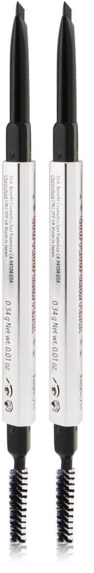 Benefit Goof Proof Brow Super Easy Brow Filling & Shaping Pencil # 4.5, 0.01 Fl Ounce, COSBEN287 (Pack of 2)