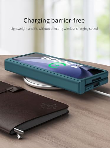 Coque Samsung Galaxy Z Fold 6 rigide antichoc violette avec film écran intégré - 5