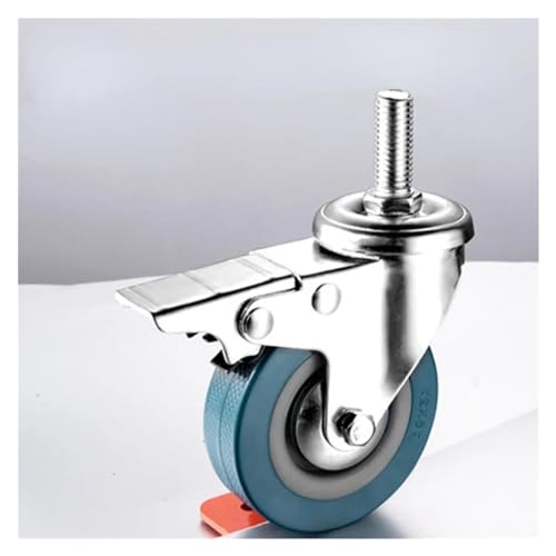 Roulette pivotante 75 mm eviter mal de dos deplacement meuble lourd - 5