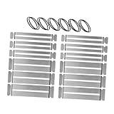 ULDIGI ギターフレットプロテクター ステンレススチール製 フレットガード ギター指板メンテナンスツールキット レベリング用 6セット