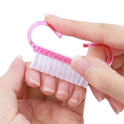 Cepillo uñas manicura pedicura limpiar polvo herramientas archivo limpieza manos, 20 piezas 3