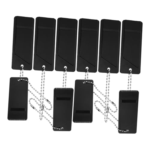 LIOOBO Signaling Whistle 10pcs Set Outdoor Survival Camping Hiking Emergency Plastic Keychain Long Distance Sound