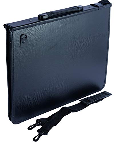 Preisvergleich Produktbild Rumold Ring Binder PVC A2 Leder Optik schwarz