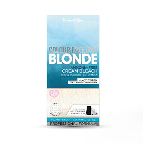 Knight & Wilson CF-CB-80 Color-Freedom Cream Hair Bleach Kit. Ammonia-Free Formula Lifts Up To 8 Shades. Protects & Repairs While Lightening. Complete Hair Bleaching Kit thumb #6