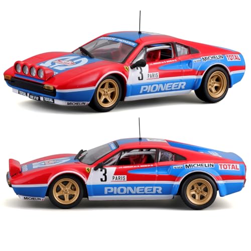 Modelo de auto Ferrari 308 GTB 1982 a escala 1:43
