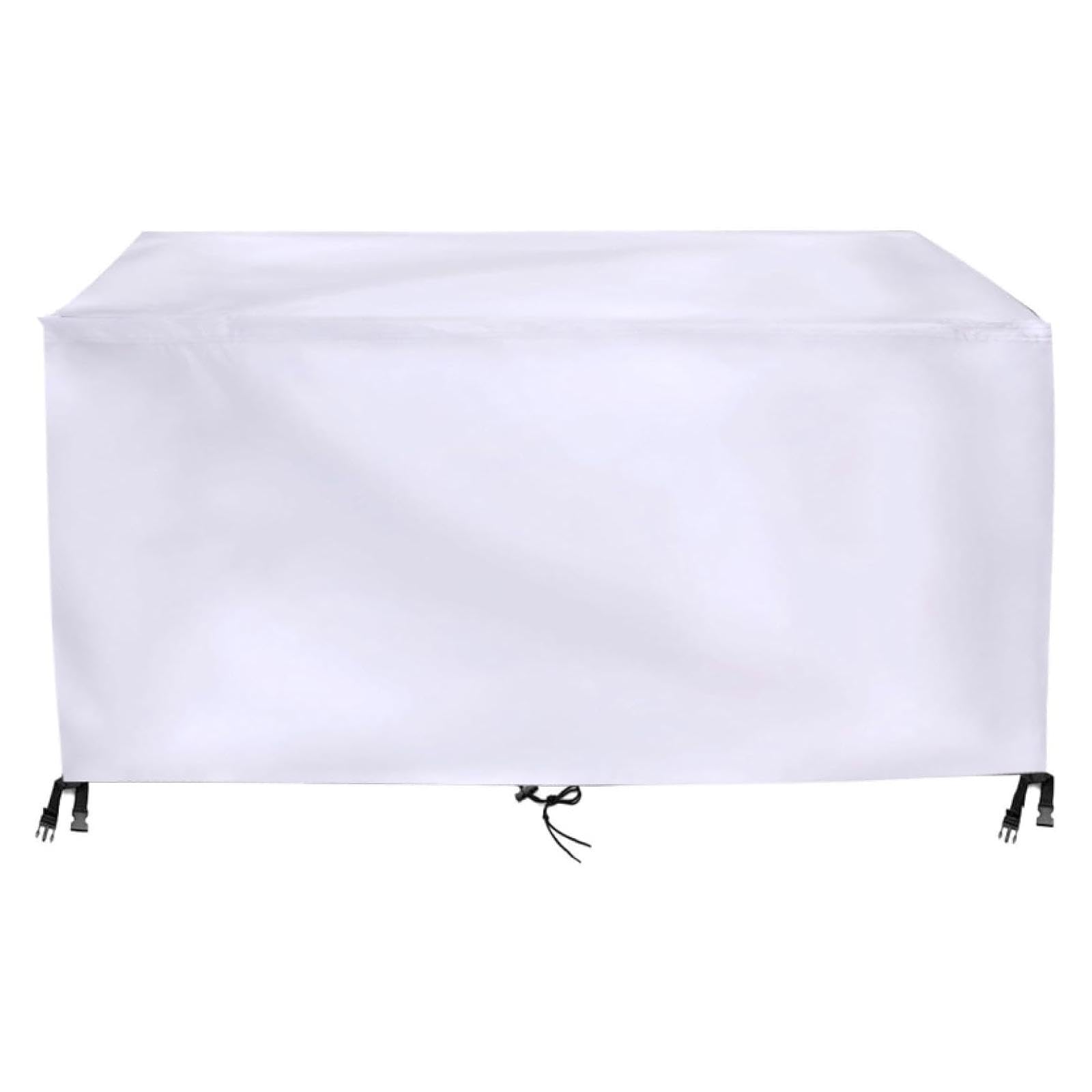 Gartenmöbel-Abdeckplane 190x190x85 Cm – Wasserdicht, 420D Oxford, Silber-grau Für Terrassen-Sets