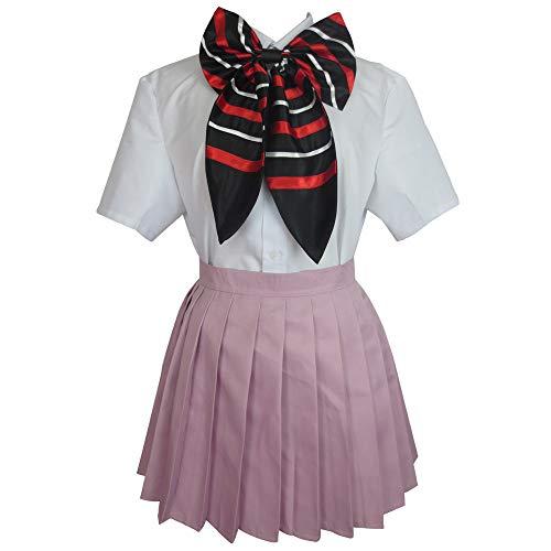 Ao no/Blue Exorcist Shiemi Moriyama School Uniform Anime Cosplay Costume (Female S)