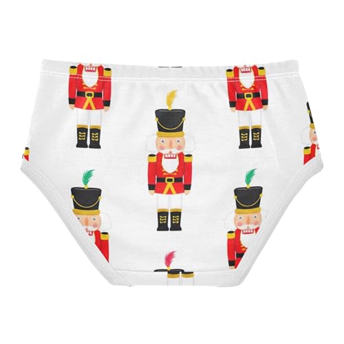 Cute Cartoon Soldiers White Little Girl Panties Toddler Underwear Floral Cotton Colorful Undies Kids Briefs 2t2