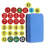 Opciones de color: fichas magneticas futbol múltiples mejoran la visualización, lo que al instructor y a los jugadores a comprender los conceptos más rápido, pequeños de fútbol de repuesto, de repuesto