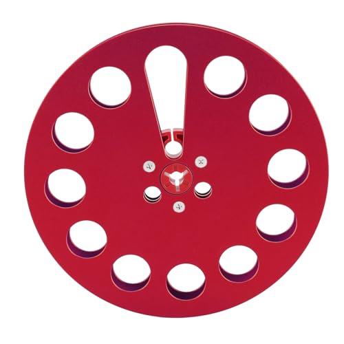 1/4 7 Inch Aluminum Alloy Empty Tape Reel with 11 Holes for Open Reel Tape Recorders