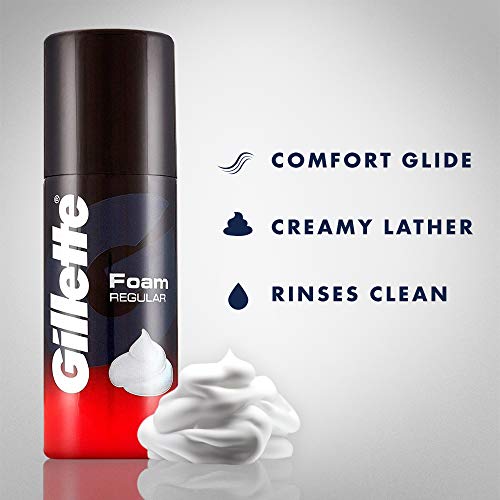 Gillette Classic Regular Pre Shave Foam - 50 gram - Image 3