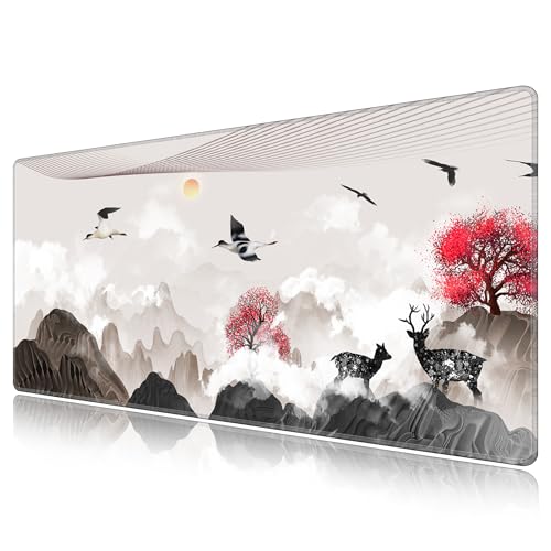 Tapis de bureau paysage grand format pour un espace gaming ordonné