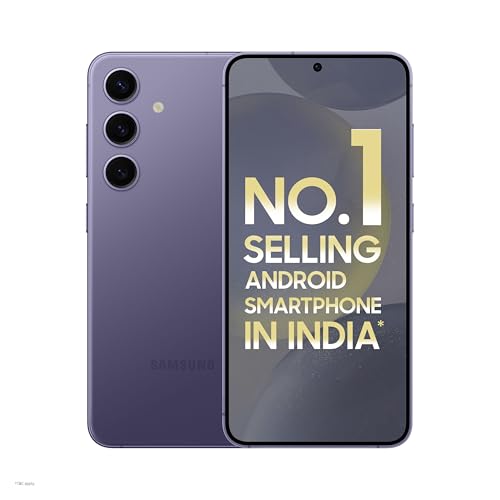 Samsung Galaxy S24 5G AI Smartphone (Cobalt Violet, 8GB, 128GB St...