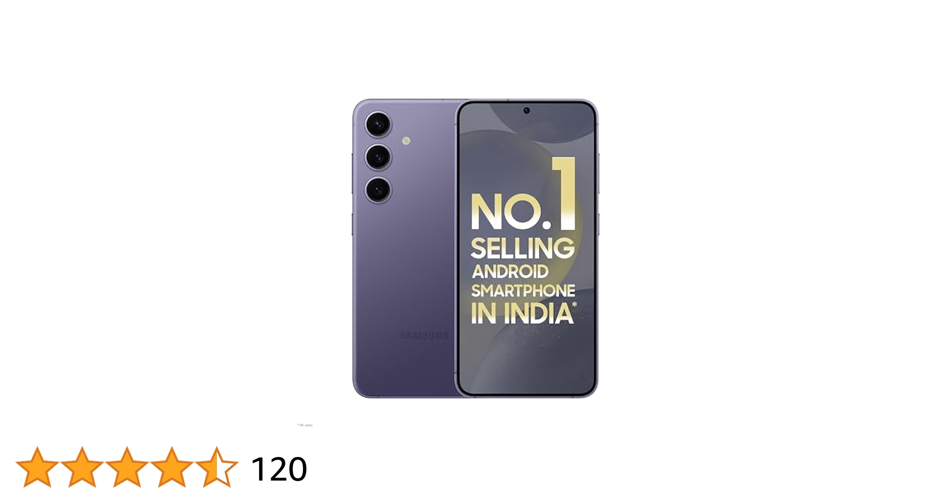 Galaxy S24 SIMフリー 256GB Cobalt Violet Samsung Galaxy S24 5G - Cobalt Violet 256GB, AI Enabled, 120