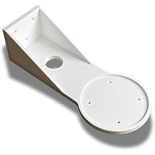 Bracket Mount Compatible with Ring Spotlight Camera | Overhang or Ceiling Mounting Bracket for Indoor or Outdoor Use | Made in USA Spotlight, White