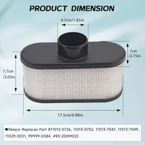 Image of 6pcs 11013-0752 Air Filter 11013-7046 Pre Cleaner For Kawasaki FR FS