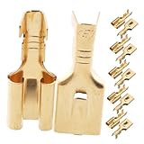 STOBAZA 100 Stück Crimp Anschlussklemmen Flachstecker Mm² Schnellverbinder für Auto Audio Lautsprecher Kabelverbinder Kabelanschluss für Kfz Verkabelung