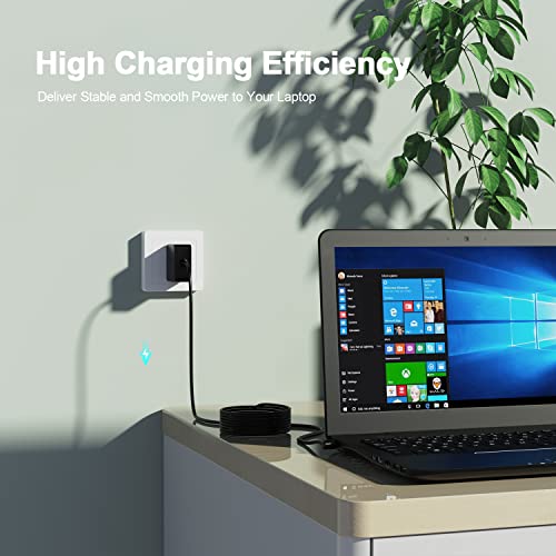 7.5Ft Ac Charger Fit For Asus Q324U Q324Ua Q324 Q405Ua Q405U Q405 Q505Ua Q505U Q505 Q526F Q526 Q526Fa Q525U Q525Ua Q525 Q406Da Q406D Q406 Laptop Power Supply Adapter Cord #TOP6