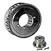 Browning 30HH150 Steel Stock Gearbelt Pulleys with Split Taper Bushings for H150 Belts, 1/2" Pitch, 1.5" Wide