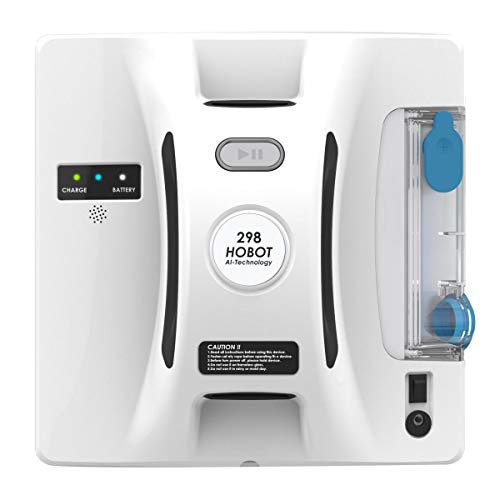 Hobot HOBOT298 aspiradora robotizada Sin bolsa Blanco - Aspiradoras robotizadas (Sin bolsa, Blanco, Plaza, De plástico, 64 dB, 1 mm)