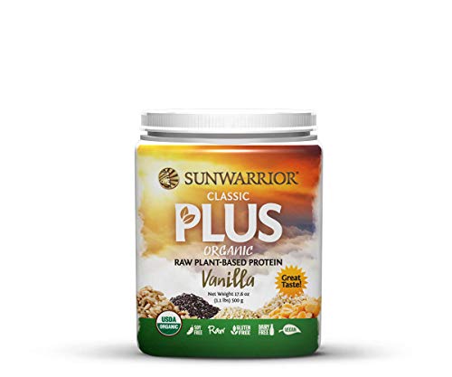Sunwarrior, Protein-Organic-Raw Vanilla, 17.6 Ounce