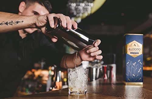 image for ALOONO 11-Piece Black Boston Cocktail Shaker Set Bartender Kit | Drink