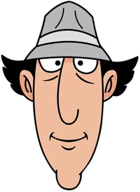 Inspector Gadget Cardboard Face Mask - Fancy Dress Costume for Parties