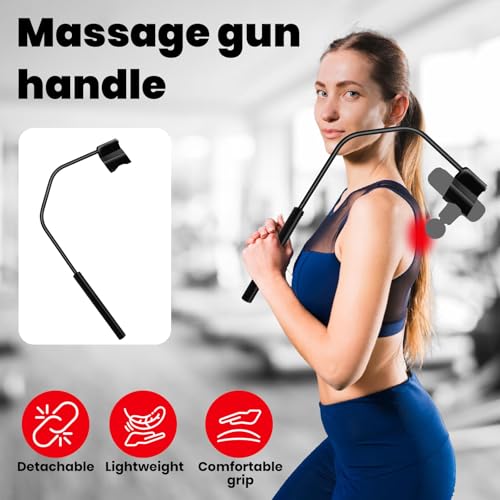 Image of HEYCHY Massage Gun Holder for Back, Compatible with Most Super Mini Massage Guns, for Hard to Reach Areas (Works with Cute X1-Green-LW)