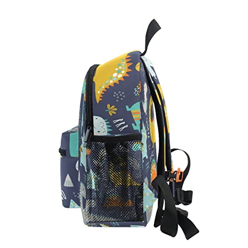 Orezi Custom Kid's Name Toddler Backpack,Personalized Backpack With Name/Text Daycare Bag,Customization Dinosaur Pattern Nursery Bag Preschool Backpack Baby Diaper Bag,Purple(Toddler Bag) #TOP3