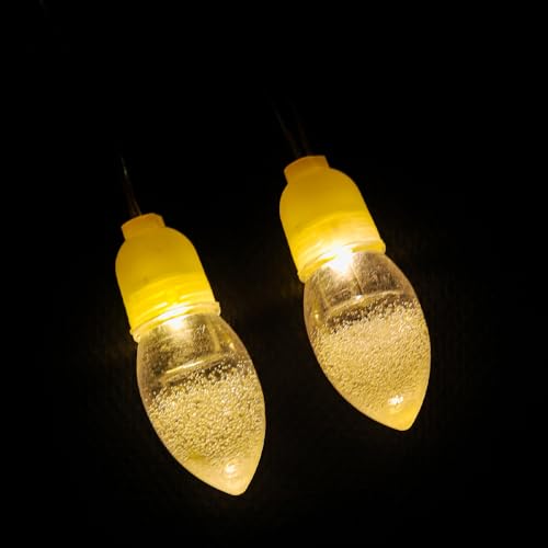 Image of Lexton Fairy 14 Vintage Bulb Shape LED String Light | 14 LED, Plug Sourced, 4 Meter Long | Suitable for Diwali, Birthday, Festival, Wedding, Party, Patio, Lawn, Restaurants (Pack of 1, Warm White)
