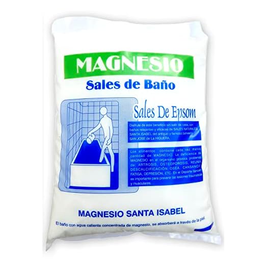 MSI Sales De Epsom Naturales 4,5 Kg. Magnesio Santa Isabel del Antiguo Balneario del Yacimiento de La Higuera. Baño Y Cuidado Personal.
