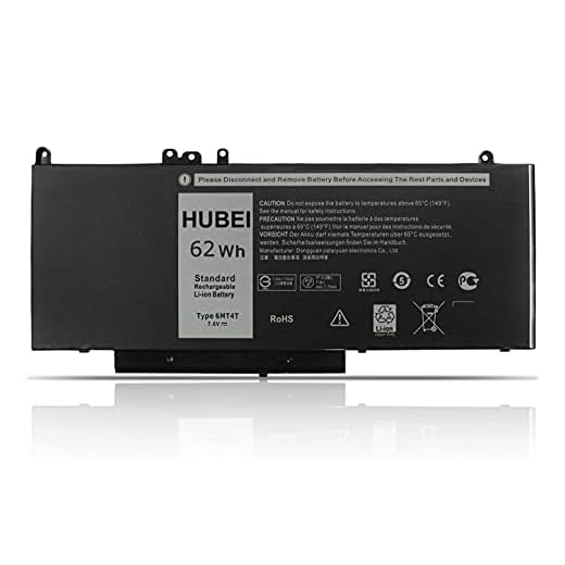 Hubei 6MT4T laptopbatteri för Dell Latitude E5470 E5570 7V69Y TXF9M 79VRK 07V69Y 6MT4T (7,6 V 62 Wh)