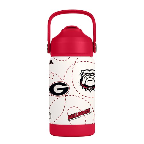 Image of Logo Brands NCAA Mascot Stainless-Steel Kids Bottle -Soft Silicone Mouthpiece, Easy To Carry, Kid-Friendly Design- Great For School & On-The-Go