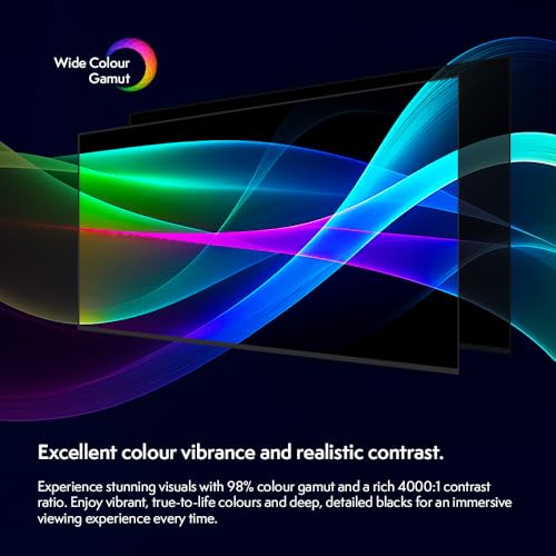 Vibox 55" 4K LED Smart TV | WebOS | 3x HDMI, 2x USB | Wall Mount Compatible | Gesture Remote with Streaming Controls - Image 7