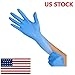 Nitrile Hand Cover, Profession Grade, Disposable, Household Kitchen Cleaning Tools, Food Safe, Non Latex, Powder Free, Convenient Dispenser (100 PC MEDIUM BLUE))