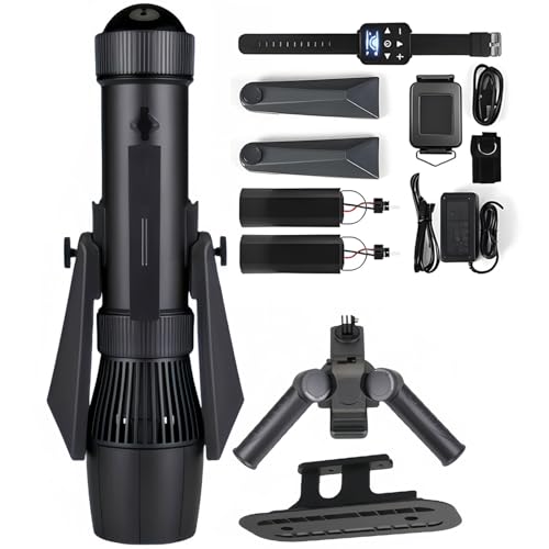 vnmudzeo Electric Diving Pool Scooter,2 x 4400mAh Power Supply,Snorkeling Underwater Thrusters,for Marine Life Observation,Underwater Photography