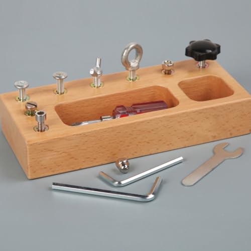 Combiné à vis en bois pour Noël le cadeau d'éveil idéal et durable - 5