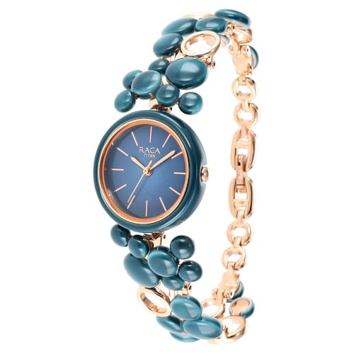 Image of Titan Analog White Dial Women's Watch-95148KD02
