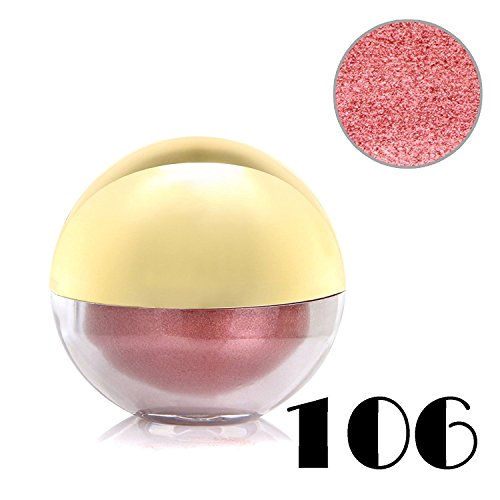 USA Seller Shimmer Pearl Loose Eyeshadow Powder Eye Shadow Ball Pigment Wine Red Satin Color #106