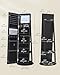 SONGMICS LED Jewelry Cabinet Standing, Lockable Armoire With Full-Length Mirror and Adjustable Lights, Space-Saving Organizer, Gift Idea, Ink Black UJJC008B01